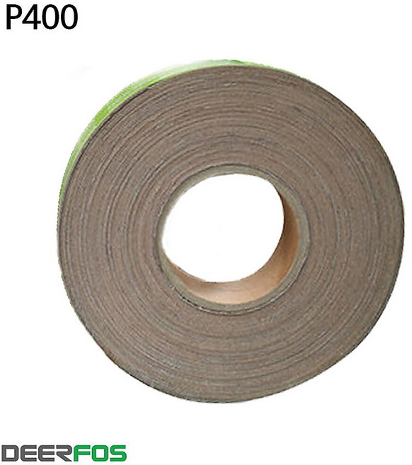 DEERFOS 롤사포 400방 표면 다용도연마 약50mmx36.5M, 1개