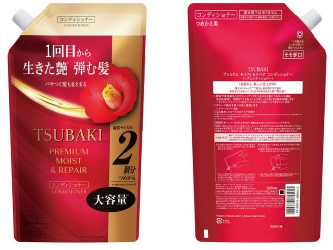 츠바키 대용량 프리미엄 모이스트 헤어 컨디셔너 리필 600ml, 1개, 660ml