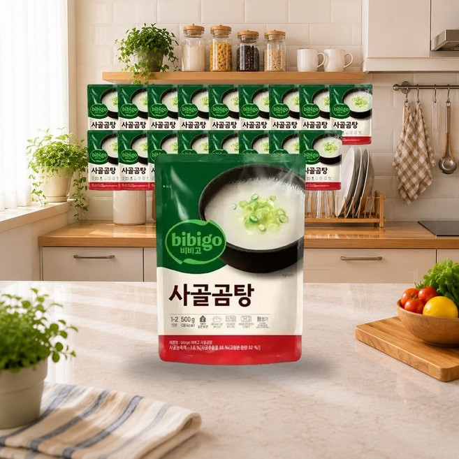 CJ 비비고 사골곰탕 500g 18개