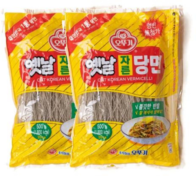 오뚜기 옛날자른당면 500g 2개, 8세트
