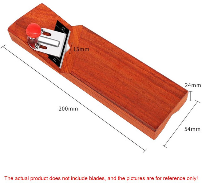 가정용 V자형 목공 모따기 기계 45 도 각도 조절 가능 휴대용 석고 보드 모따기 1PC, 200mm Redwood, 1개