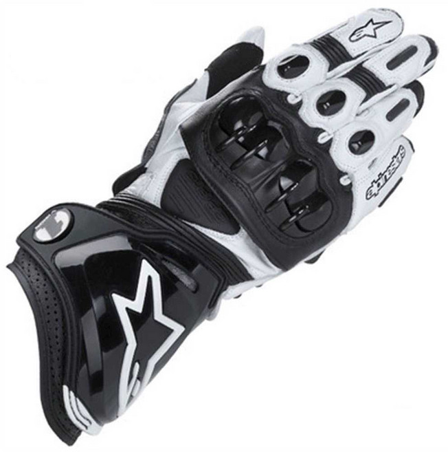 바이크 방한 장갑 워머 가을 겨울 폰터치 가죽 라이더, 대형 블랙 터치스크린