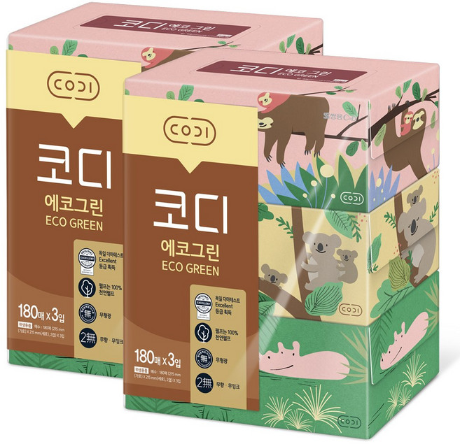 코디 에코그린 180매 X 3개입 2개