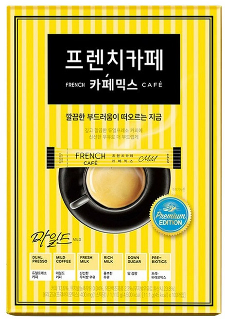 프렌치카페 커피믹스 스틱 마일드, 11.1g, 120개입, 1개