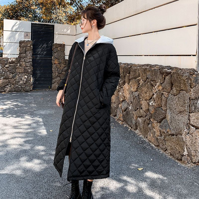 세계일주 여자 겨울 롱 다운 재킷 YRF70