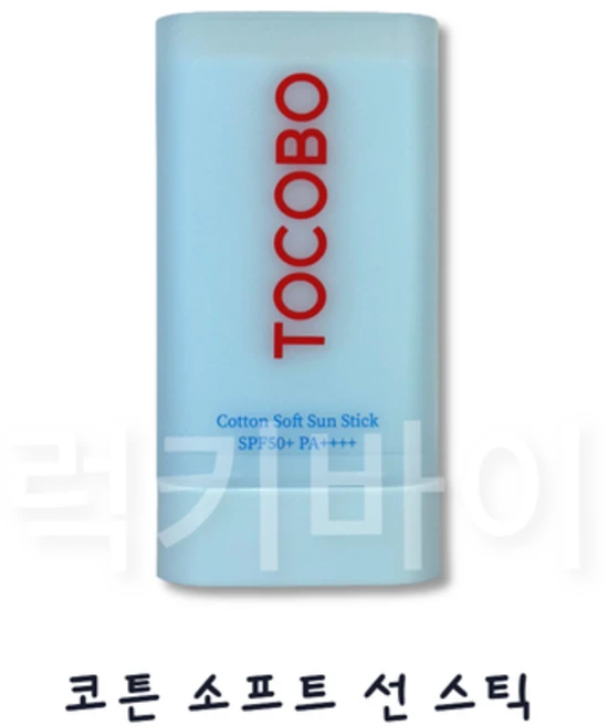 토코보 코튼 소프트 선스틱 SPF50+ PA++++, 19g, 1개 - 쿠팡