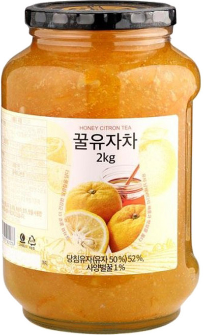 고려에프디 꿀유자차 2Kg, 1, 1