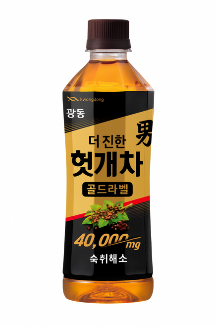 광동 더 진한 헛개차 골드라벨, 20개, 500ml
