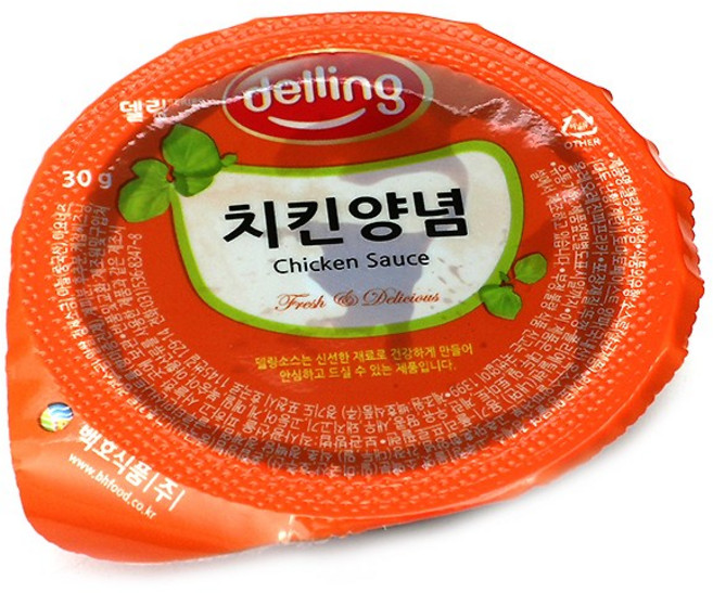 델링 치킨양념 디핑소스, 30g, 100개