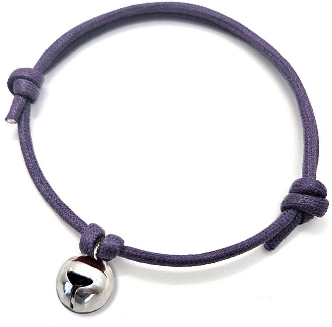 아츠플로우 녹슬지 않는 써지컬방울 고양이 강아지 목걸이, 1개, 07.퍼플줄