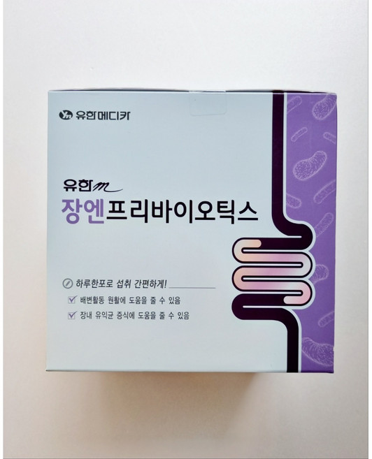 유한 장엔프리바이오틱스 120포, 1개, 120회분