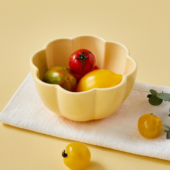 [모던하우스]프림로즈 대접 D12.5 옐로우_CA3025002, 1개, 옐로우