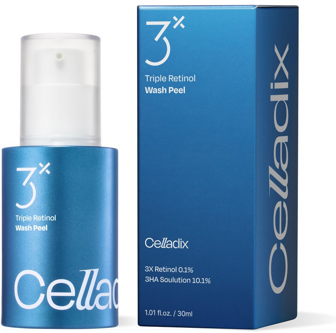 셀라딕스 트리플 트리플 레티놀 아크네 워시 필 모공 아크네스균 항균, 1개, 30ml