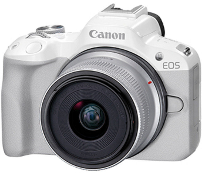 CANON EOS R50 RF-S18-45mm f/4.5-6.3 IS STM 相機, 1個, R50 18-45 白色,無加購