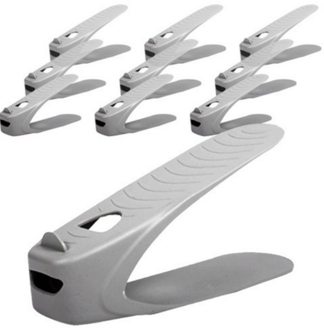 아이홈 슈즈랙 신발정리대 와이드형, 그레이, 20개