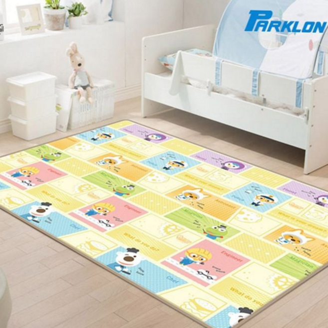 유아 놀이방 매트 안전 두께 1.6cm 아기 매트 바닥 1.2cm 층간소음 어린이 폴더블 캐릭터 미끄럼 베란다, 뽀로로리프