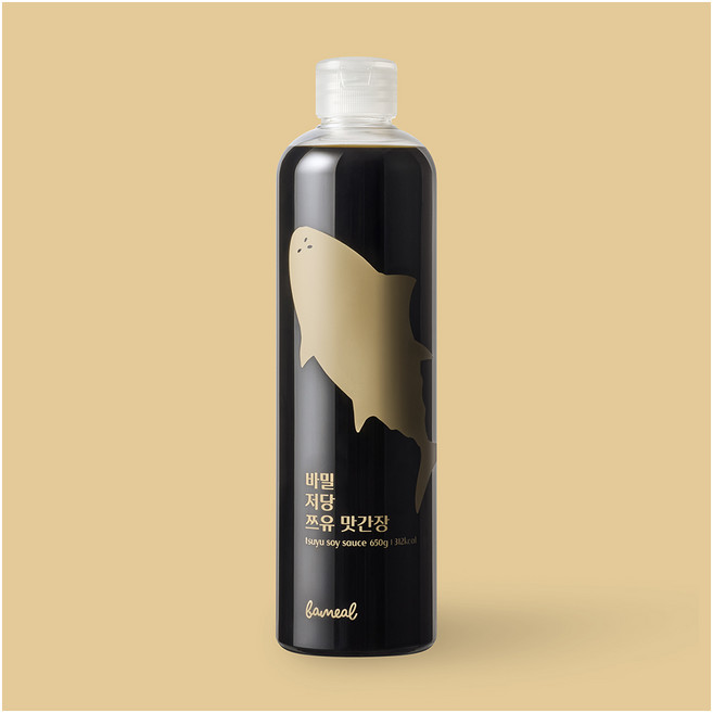 bameal 바밀 저당 쯔유 맛간장 (국산콩 저염 만능간장), 1개, 650g