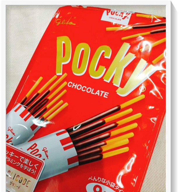 古意 Pocky 巧克力棒 9袋裝 懷舊零食 餅乾棒, 1個, 80g