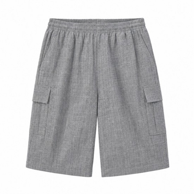 [리미드] 남성 포켓 밴딩 카고 하프 반바지 ON-PTH-QW3BA710