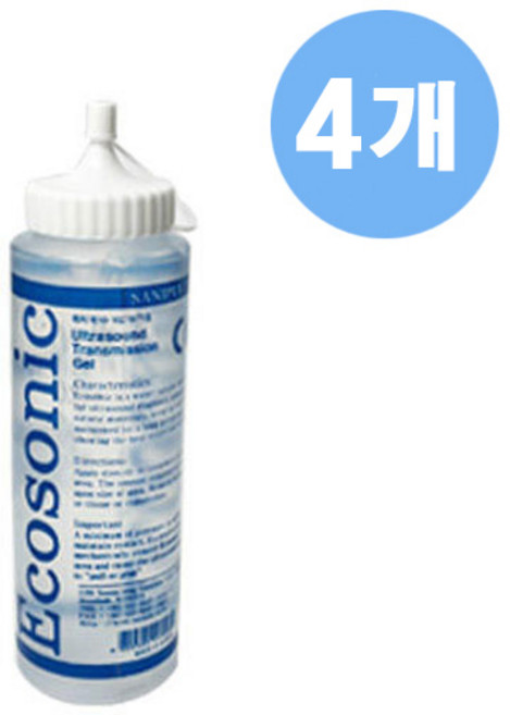 세니피아 에코소닉 마사지 튜브젤, 250ml, 4개