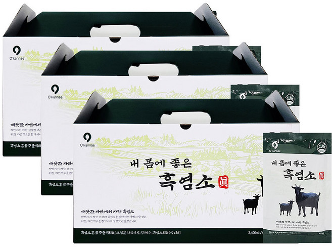 HACCP인증특허받은/100%자연방목 국산 충북인삼농협 제조사 고함량 흑염소진액 액기스 !!, 80ml, 90개