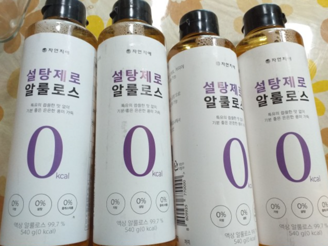 첨가물 안 들어간 당류 0 저칼로리 알로로스 설탕대체 천연 감미료 조림 찜 볶음 베이킹 청, 1개, 540g