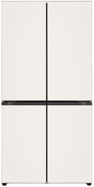 LG전자 디오스 매직스페이스 냉장고 4도어 870L (H875) 미스트 베이지(H875GBB111) (O) 재고보유 전국빠른무료배송, 오브제컬렉션 베이지 / 베이지