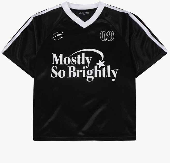 [더데이걸] 샤이닝 블록 코어 반팔 TGRA25402