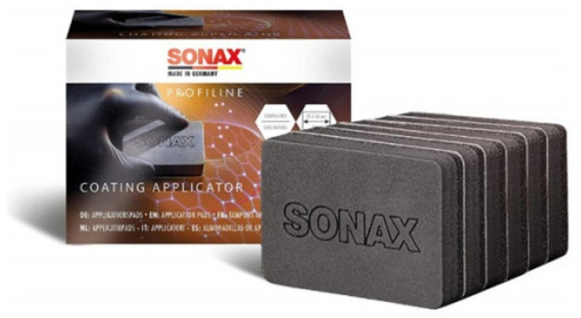 SONAX 소낙스 코팅 스펀지 6개입 왁스 어플리케이터
