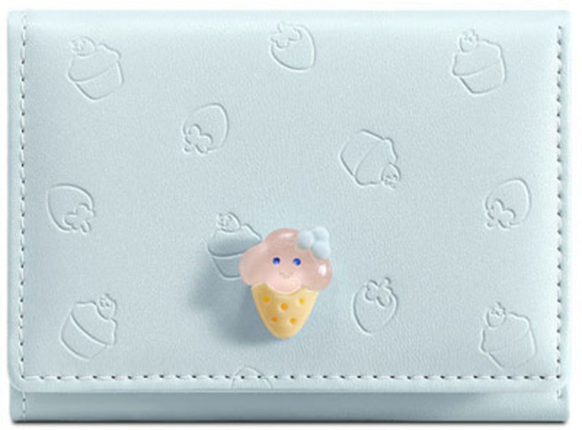 상큼 디저트참 여학생 카드 반지갑