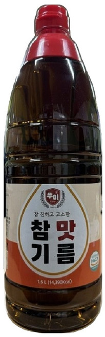 푸미푸드 참맛기름/맛기름/참기름/향미유 1.6L, 1개