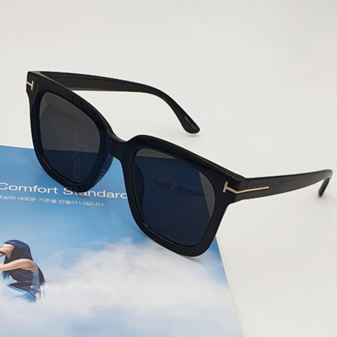 국산 CR렌즈 빅사이즈 남자 여자 자외선차단 선글라스 글라스테루제작 안경닦이 케이스