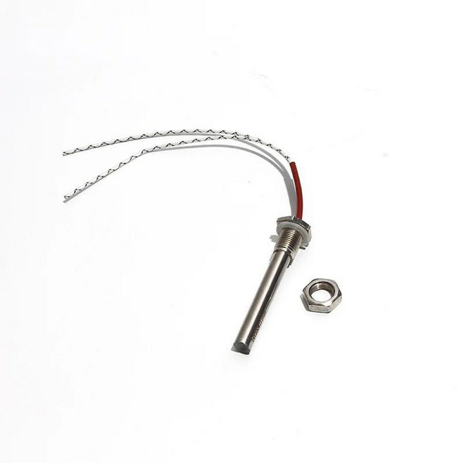 스레드 라디에이터 36V 1PC M16 12V 요소 카트리지 히터 48V 전기 24V 접지 LUJINXUN 가열, With nut, 100W M16 12x100mm, With nut, 1개