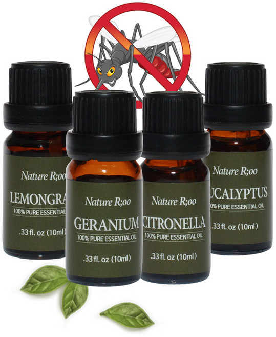 시트로넬라 유칼립투스 제라늄 레몬그라스 10ml, 벌레가 싫어하는 BEST 4, 1개