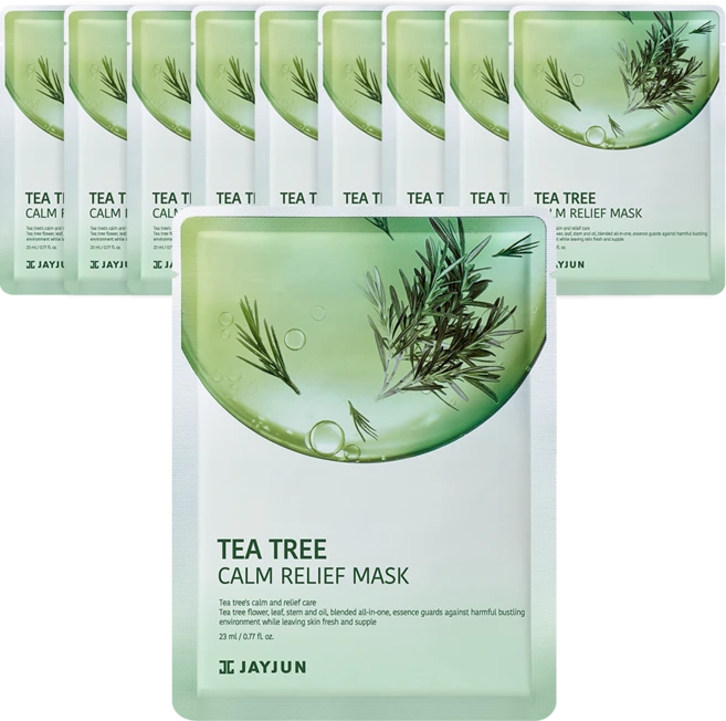[제이준 공식판매처] 티트리 캄 릴리프 마스크 1STEP 10매, 10개입, 1개 - 쿠팡