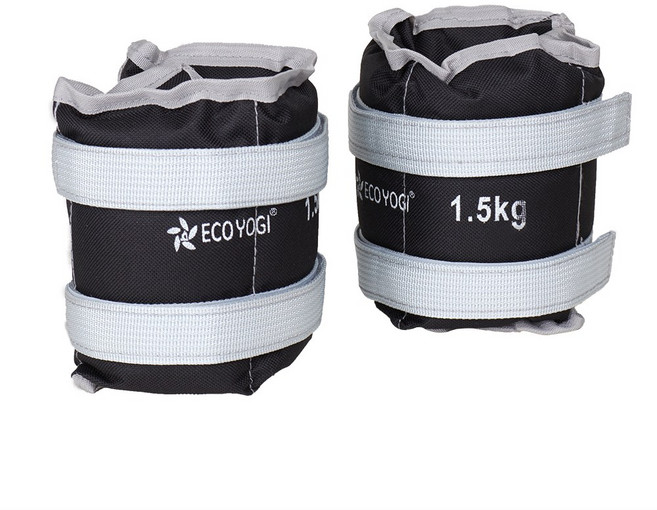 에코요기 모래주머니0.5kg-6kg 중량밴드, (1.5kg / 2개), 3kg 세트