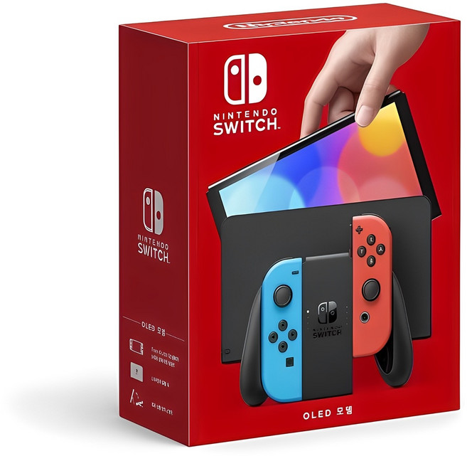 닌텐도 스위치 OLED, Nintendo Switch(네온블루 + 네온레드)
