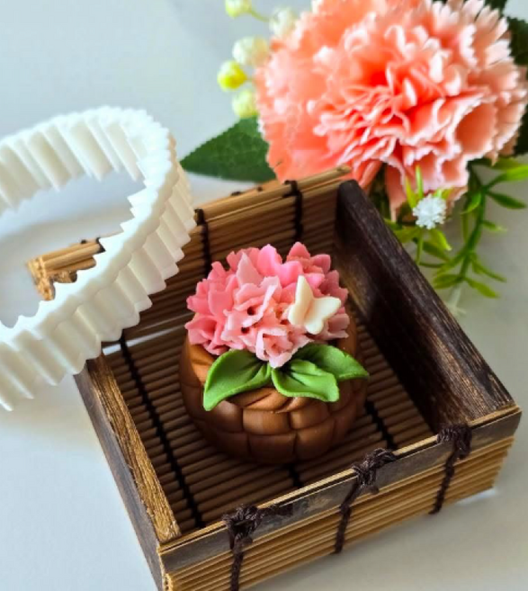 카네이션 커터 고명틀 화과자도구 슈가크래프트 A-L, 1개, 카네이션커터A-M