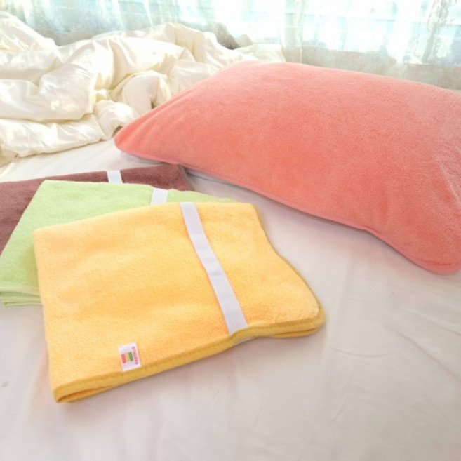 극세사 포그니 밴딩 베개커버 3초 간편교체 휴대용 여행용 편리한 탈부착 베개 커버