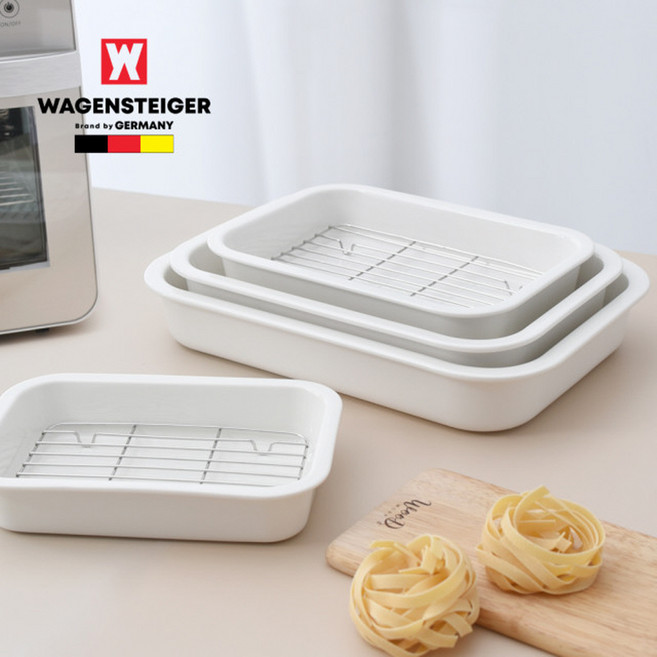 바겐슈타이거 세라믹 사각 트레이세트 4종선택 (밧드+렉) 오븐전자레인지사용가능, ce.03