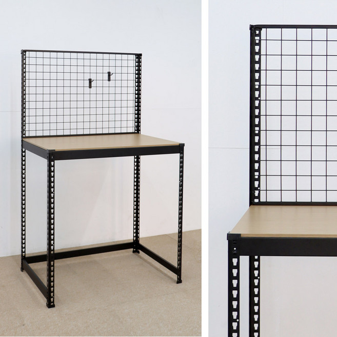 공구 포장 택배 작업대 테이블 1단 / 블랙