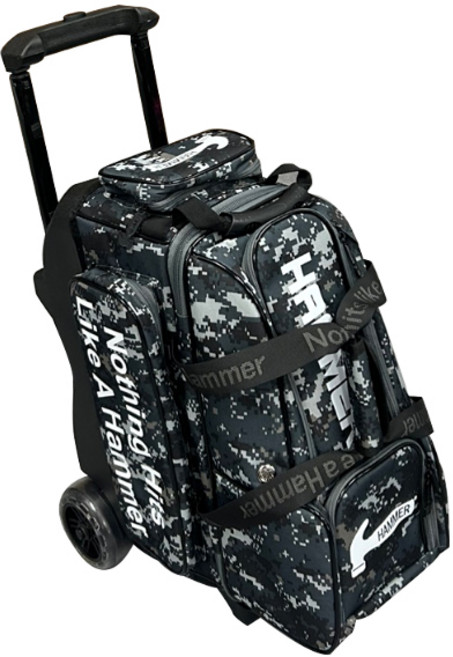 햄머 럭셔리 투볼 롤러 락카백 2볼백 볼링가방 볼링백 볼링용품 사은품증정, 볼타월 1매 (색상랜덤), 카모, 1개