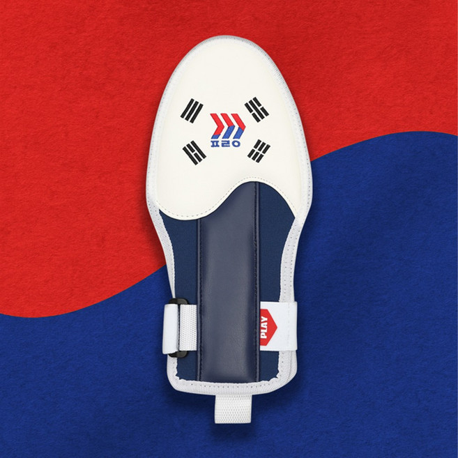 윌비플레이 야구 슬라이딩 주루 장갑 태극 FWB1EQPT, 1개