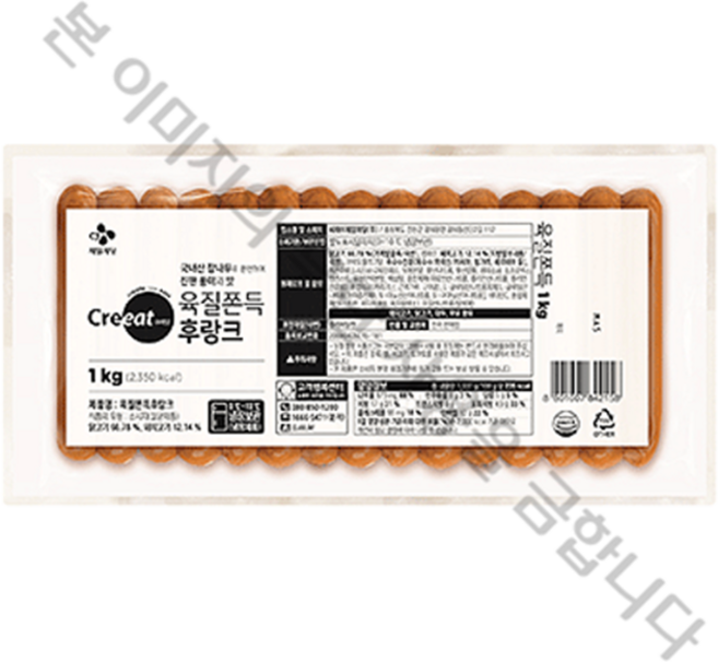 크레잇 육질쫀득 후랑크, 10개, 1kg