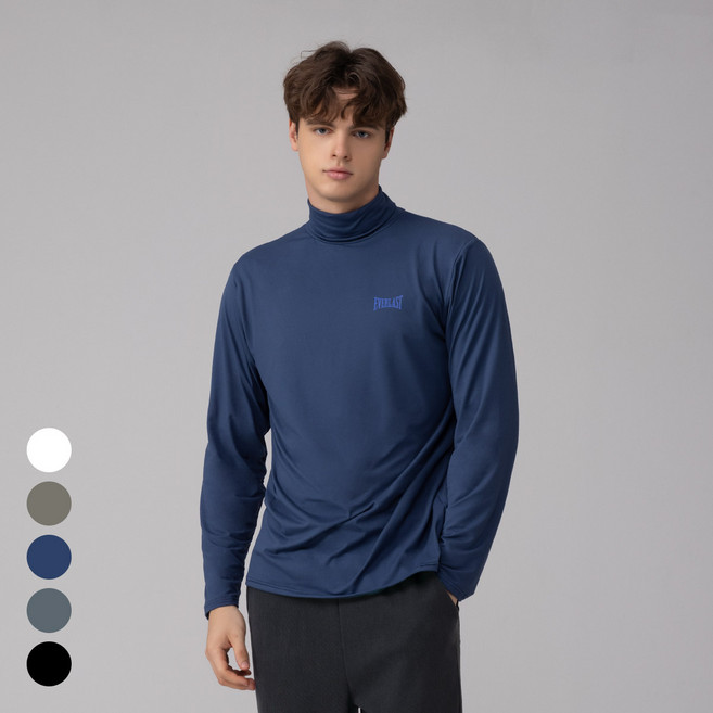 에버라스트 남자 목폴라 터틀넥 폴라티