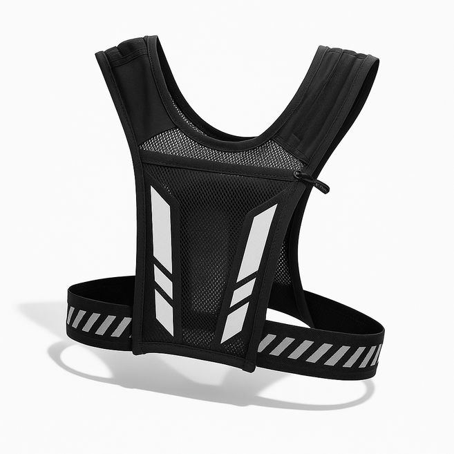 그로우핸즈 초경량 편안한 런닝 조끼, 블랙, 1개