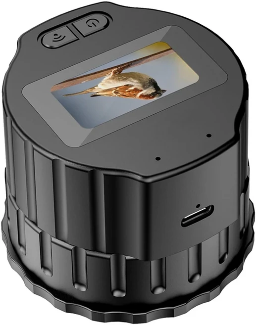 HLZS-새로운 현미경 V13 와이파이 HD 전자 접안 렌즈 카메라 1.5 인치 스크린 광학 접안 렌즈 녹음기 조류, 한개옵션1, 01 Black