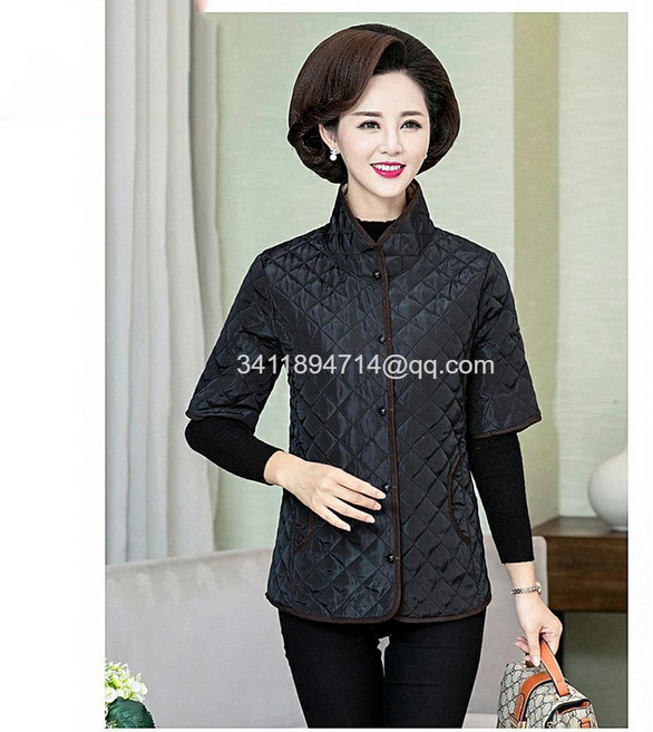 라오농 퍼베스트 중노년 미시룩 가을겨울 웰론 반팔 조끼 반소매 면조끼 자켓 홈웨어 패딩조끼 여성