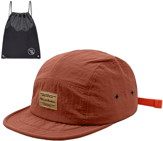 BELLEAURA 남여공용 캐주얼 챙짧은모자 숏캡 캠프캡 볼캡 숏챙 빅사이즈모자 (PGN짐쌕가방 지급)