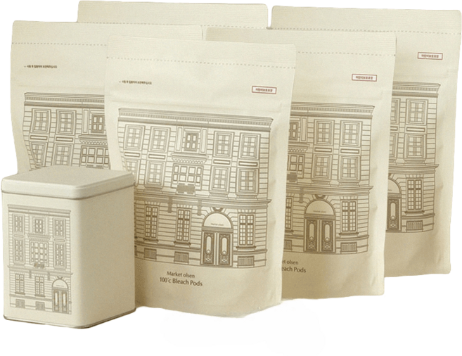 마켓올슨 100 표백 캡슐